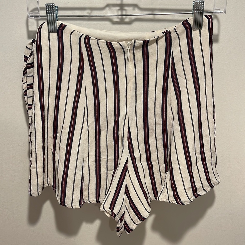 Privacy Please Emory Striped Skort XS Faux Wrap Skirt - Picture 6 of 8